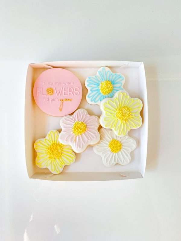 Mother's Day flowers cookie box