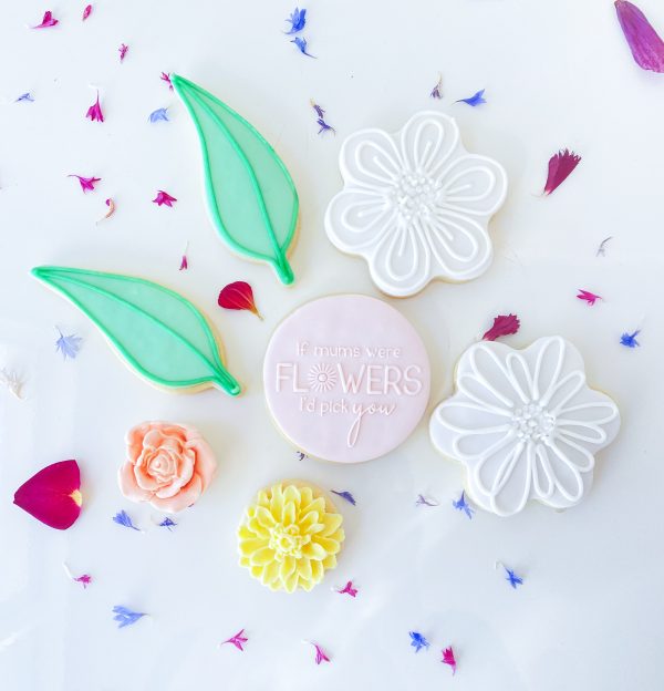 Mother's Day flowers cookie box